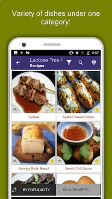 Lactose Free Food Recipes android App screenshot 11