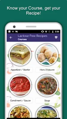 Lactose Free Food Recipes android App screenshot 13