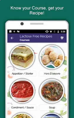 Lactose Free Food Recipes android App screenshot 5